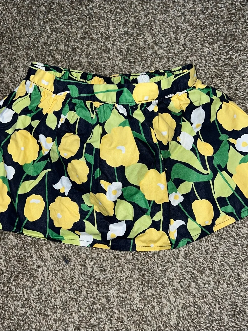 Vintage 2005 Gymboree Floral Skirt 12-18M Baby Girl Cottagecore Y2K